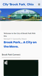 Mobile Screenshot of cityofbrookpark.com