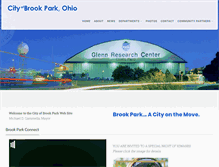 Tablet Screenshot of cityofbrookpark.com